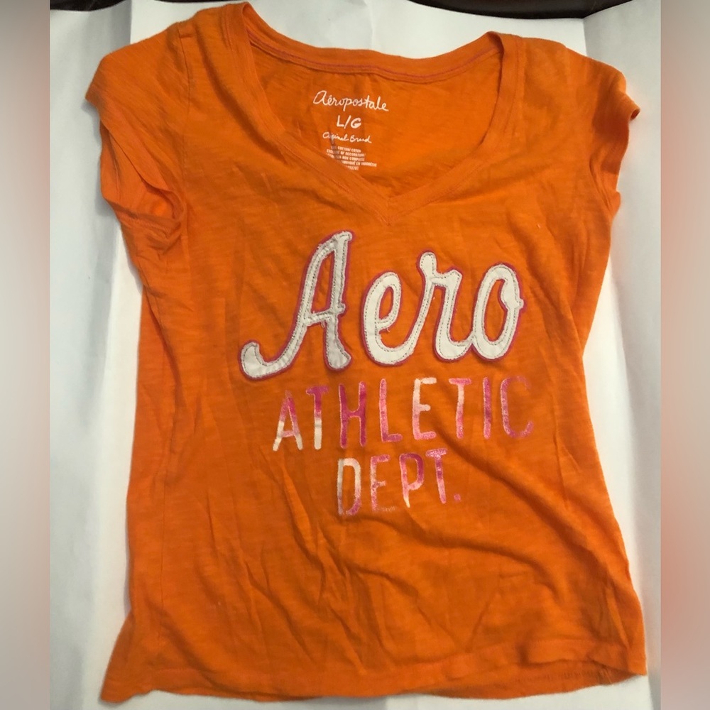 Orange short sleeve Aeropostale T-shirt